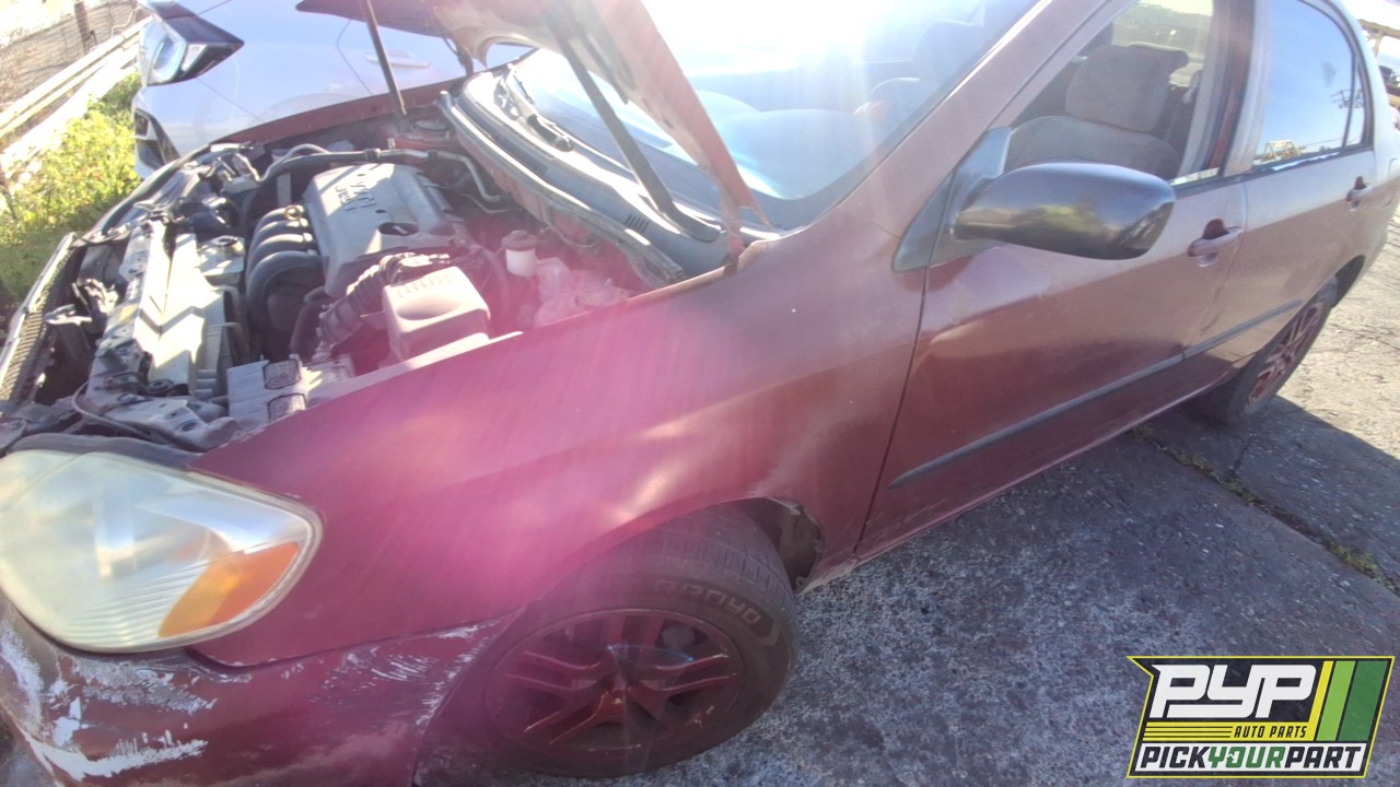 2006 TOYOTA COROLLA partes disponibles