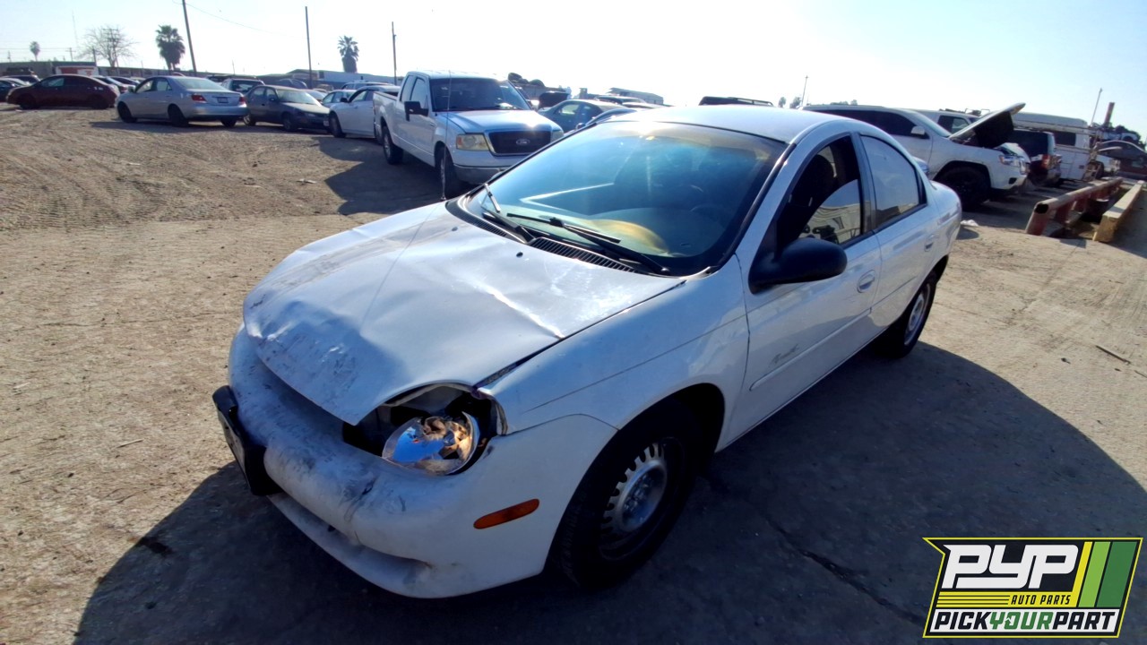 2001 PLYMOUTH NEON partes disponibles