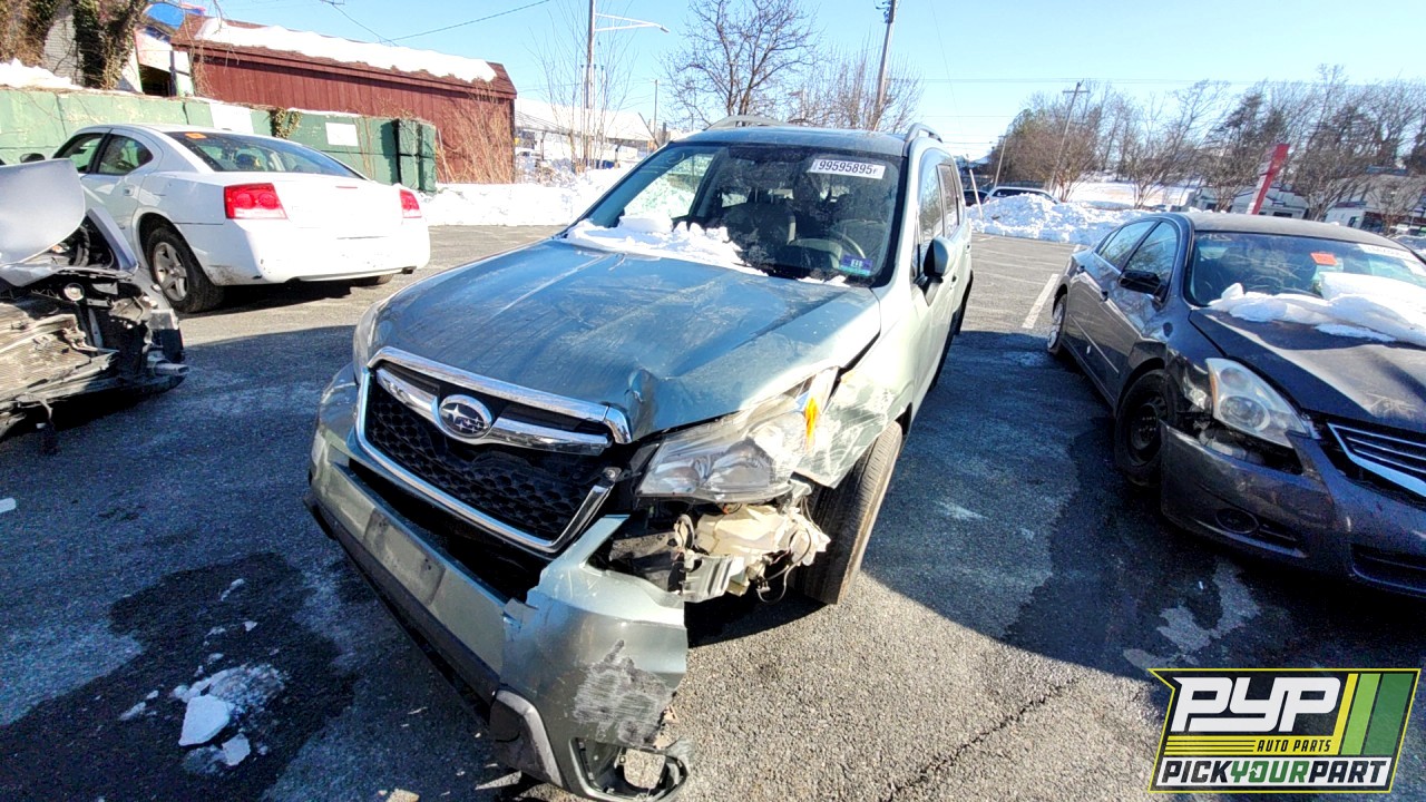 2014 SUBARU FORESTER partes disponibles
