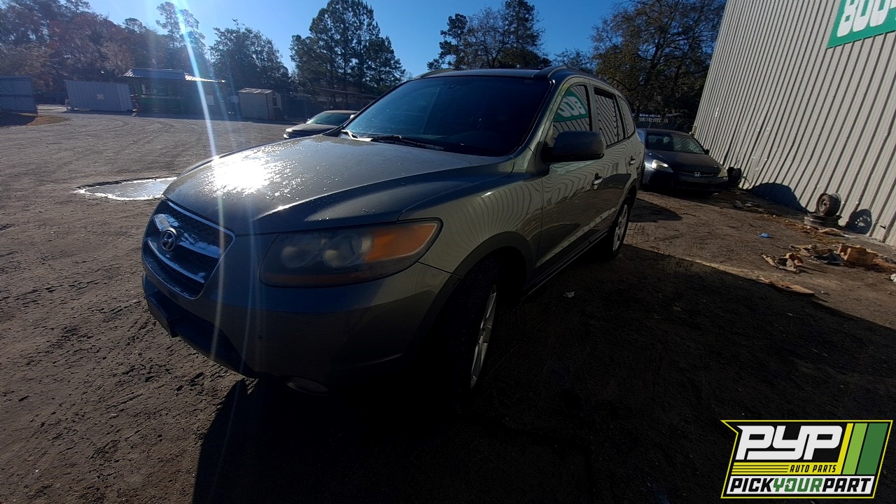 2007 HYUNDAI SANTA FE partes disponibles