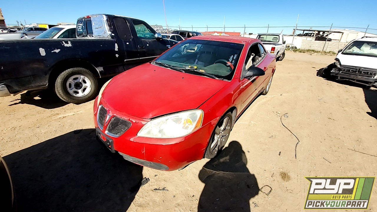 2006 PONTIAC G6 available for parts