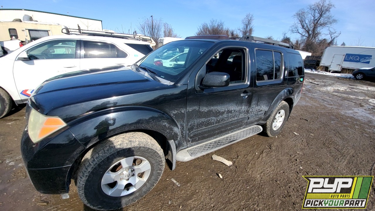 2007 NISSAN PATHFINDER partes disponibles