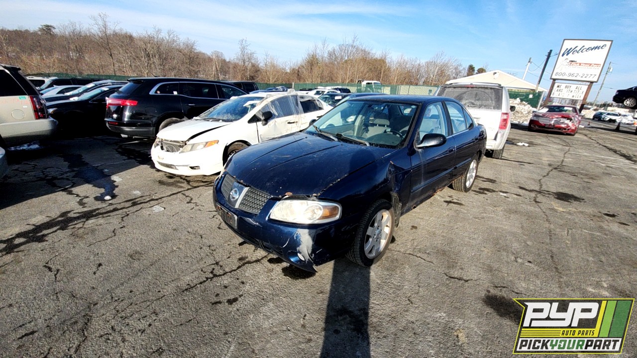 2006 NISSAN SENTRA partes disponibles