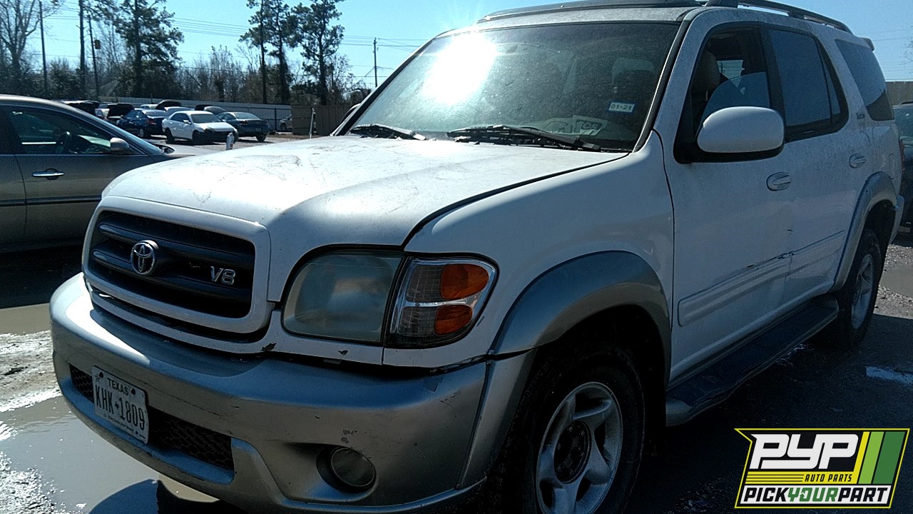 2001 TOYOTA SEQUOIA partes disponibles