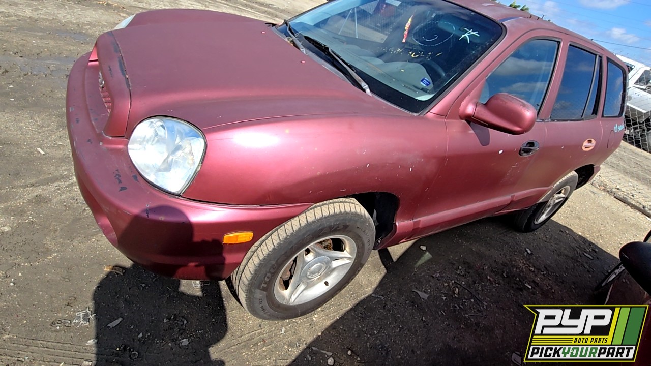 2001 HYUNDAI SANTA FE partes disponibles