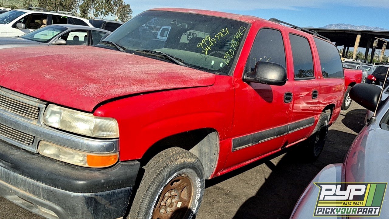 2002 CHEVROLET SUBURBAN 1500 partes disponibles
