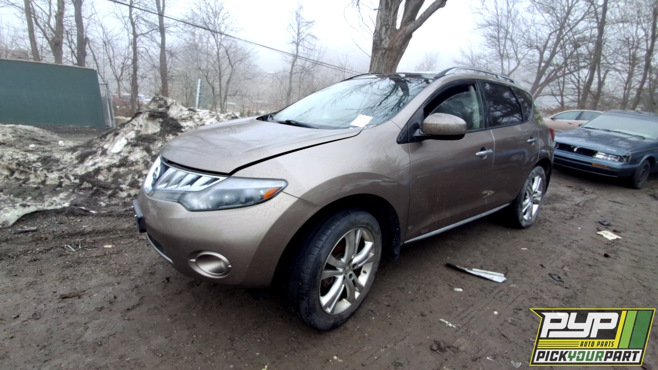 2009 NISSAN MURANO partes disponibles