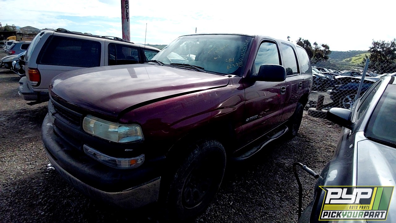2001 CHEVROLET TAHOE partes disponibles