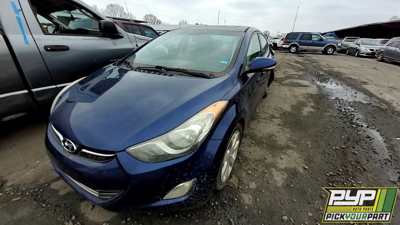 2012 HYUNDAI ELANTRA partes disponibles
