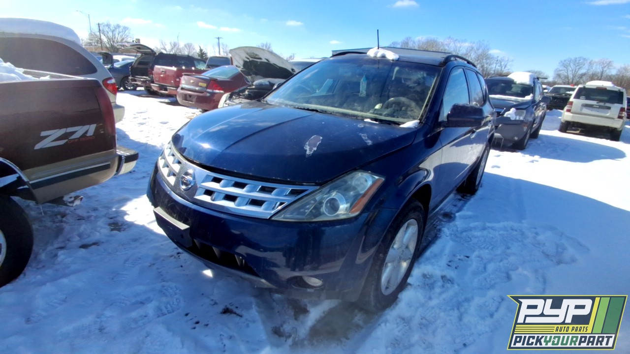 2004 NISSAN MURANO partes disponibles