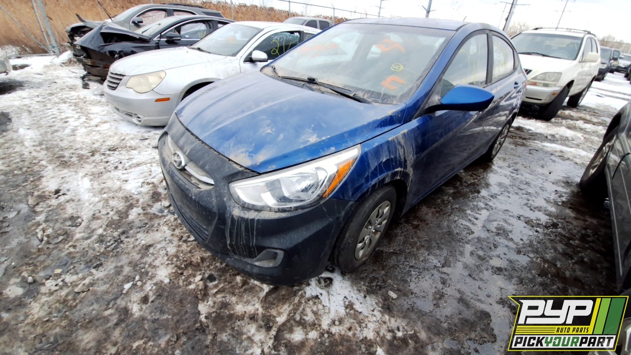 2017 HYUNDAI ACCENT partes disponibles