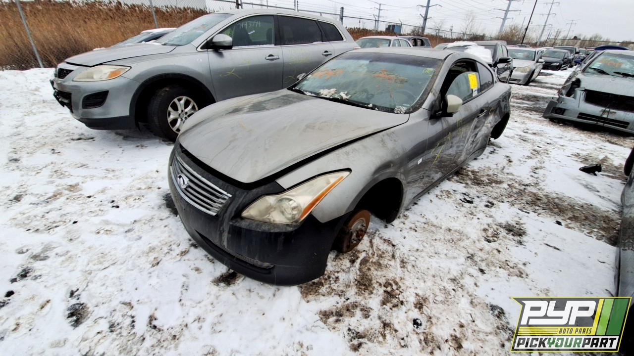 2009 INFINITI G37 partes disponibles