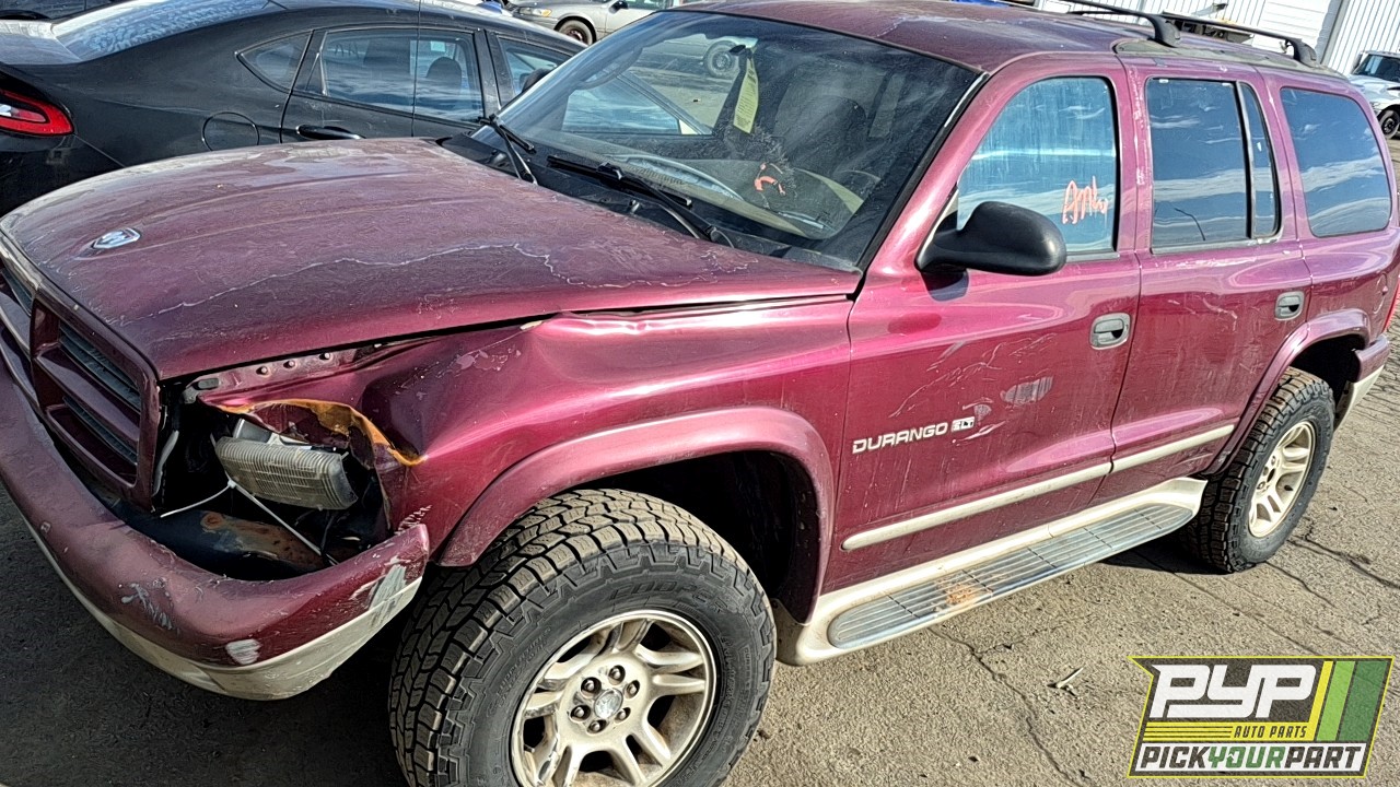2001 DODGE DURANGO partes disponibles