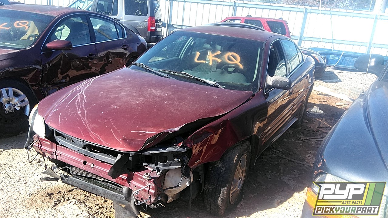 2002 PONTIAC GRAND AM available for parts