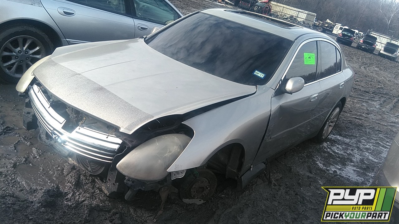 2003 INFINITI G35 available for parts