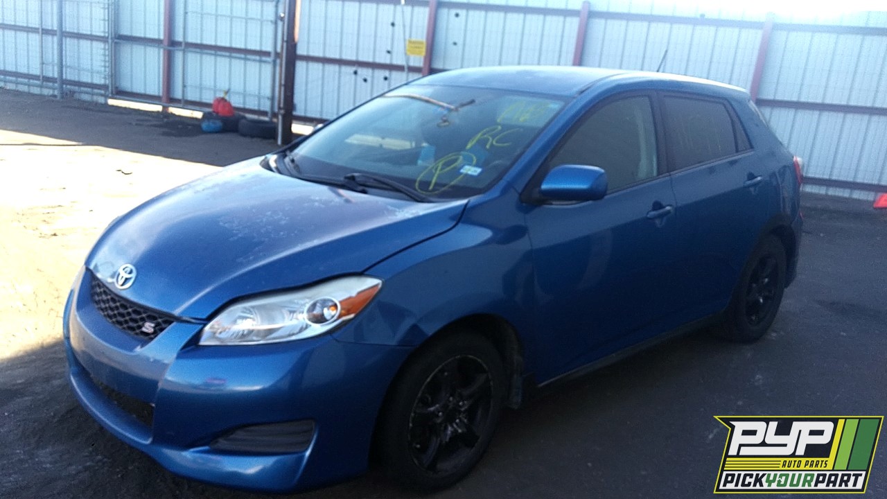 2009 TOYOTA MATRIX partes disponibles
