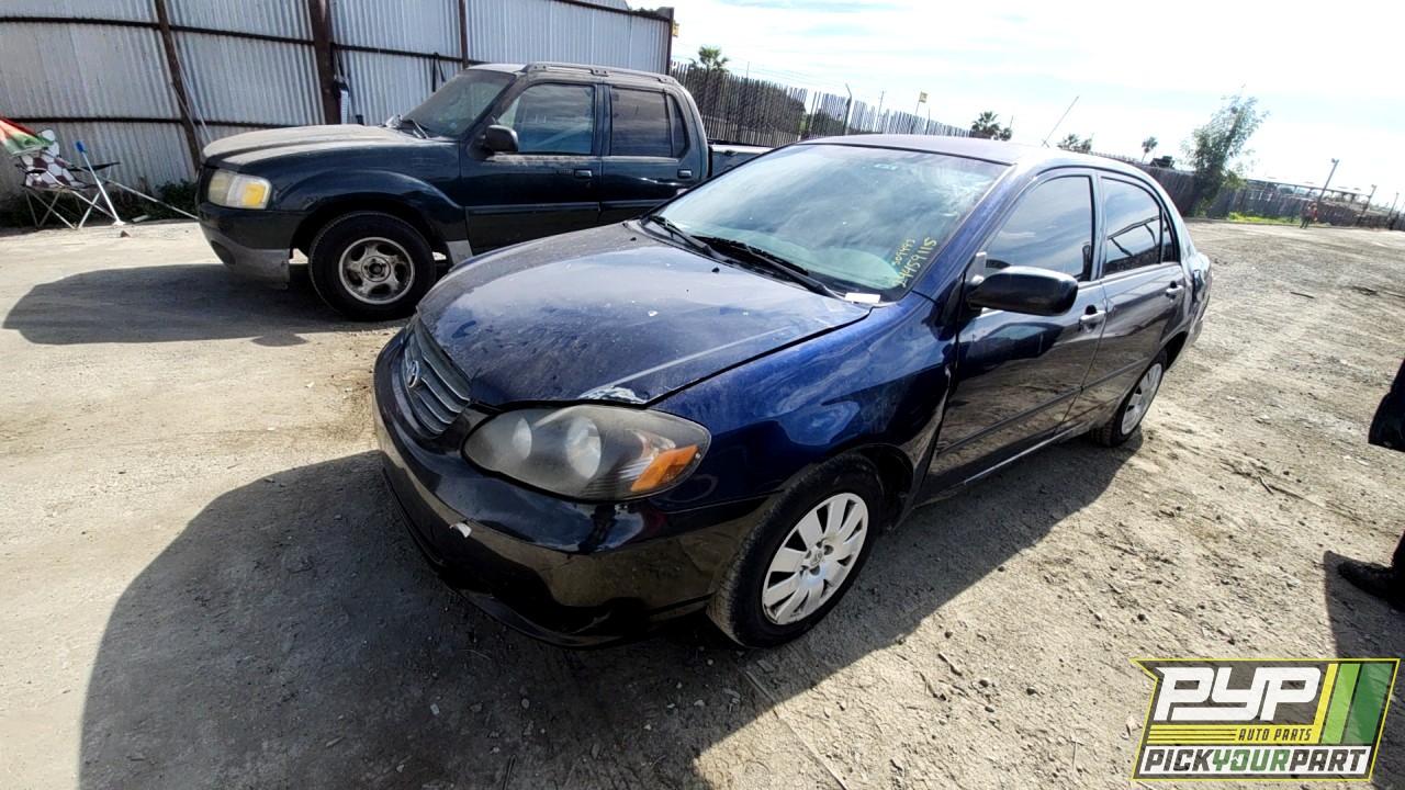 2003 TOYOTA COROLLA partes disponibles