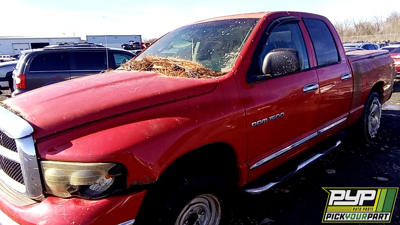 2002 DODGE RAM 1500 partes disponibles