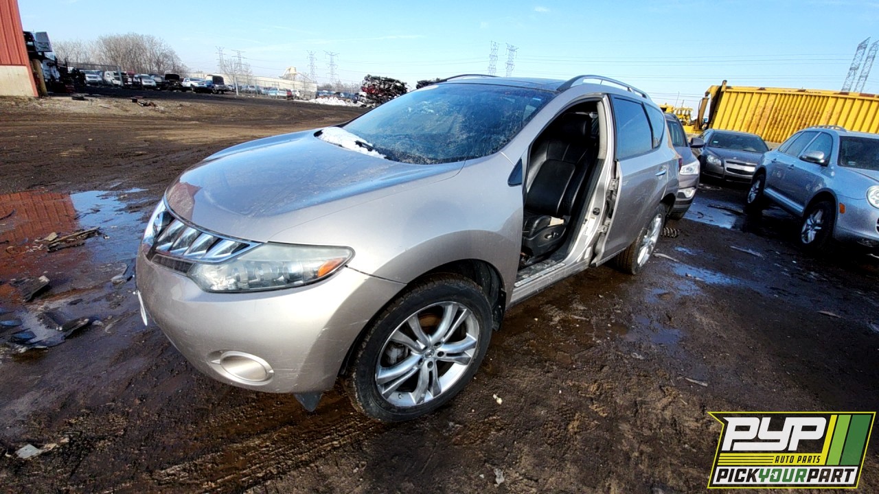 2009 NISSAN MURANO partes disponibles