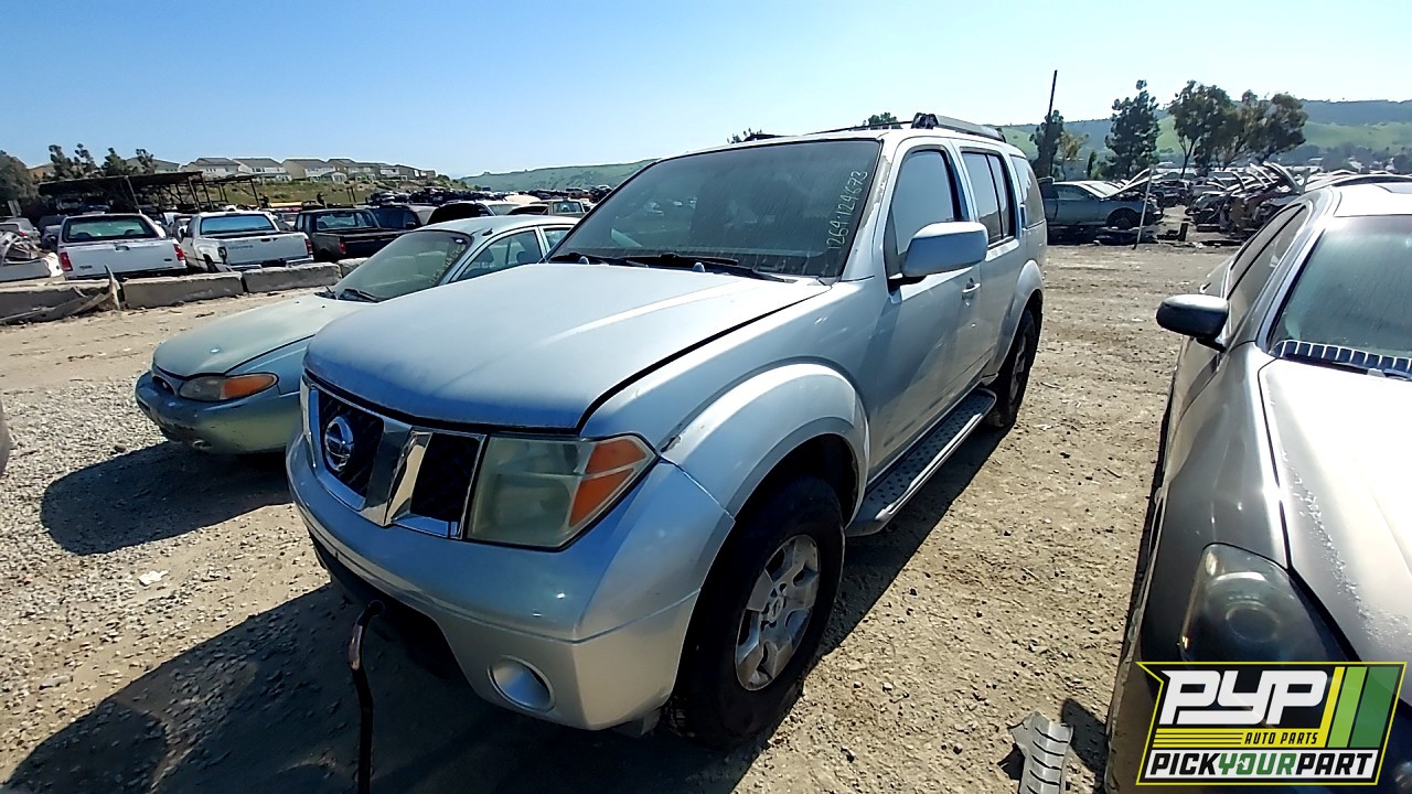 2005 NISSAN PATHFINDER partes disponibles