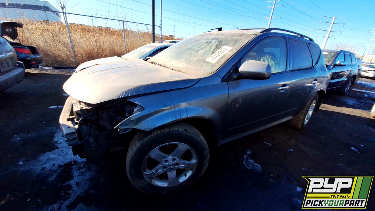 2005 NISSAN MURANO partes disponibles