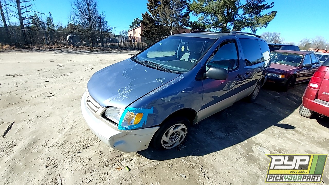 2000 TOYOTA SIENNA available for parts