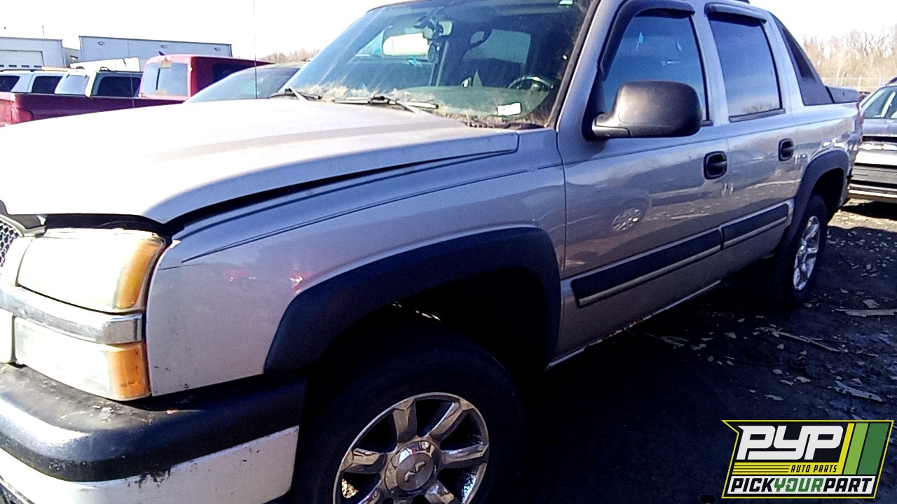 2004 CHEVROLET AVALANCHE 1500 partes disponibles