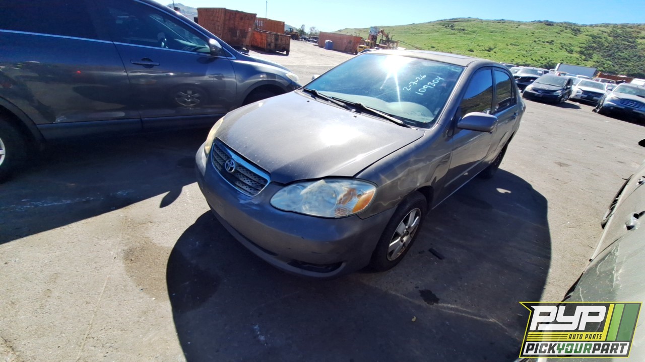 2007 TOYOTA COROLLA available for parts