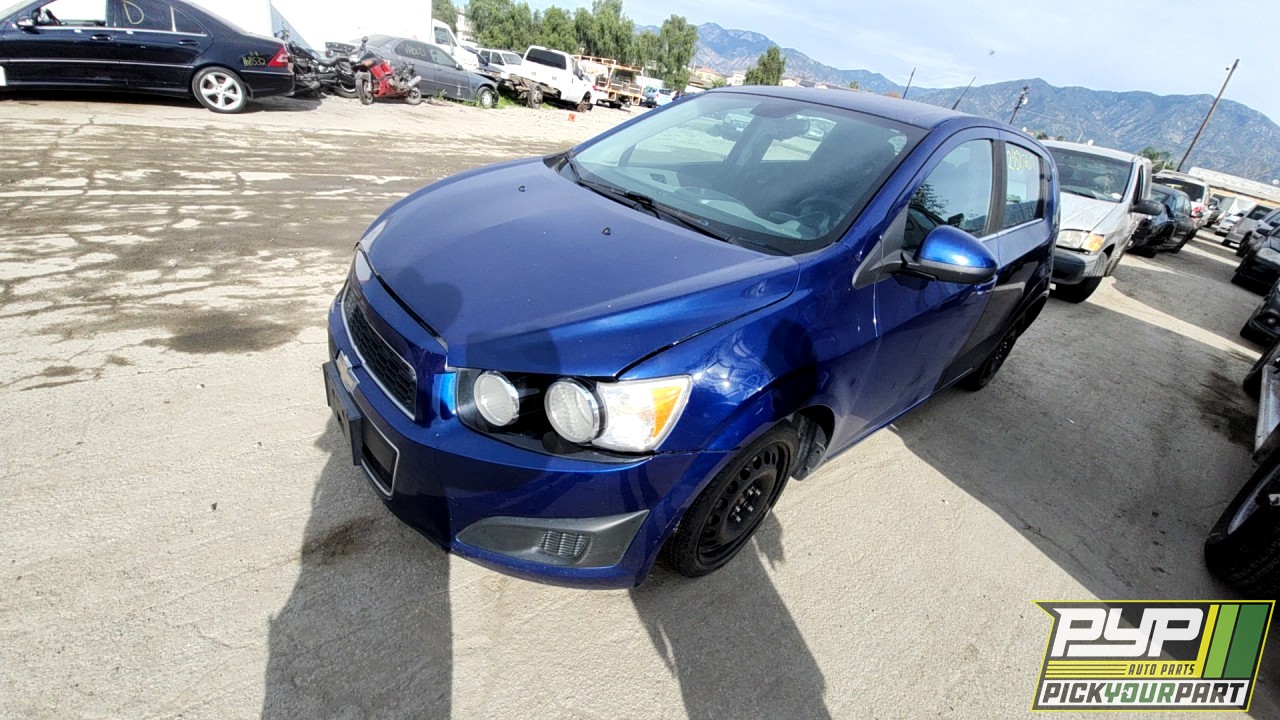 2013 CHEVROLET SONIC partes disponibles