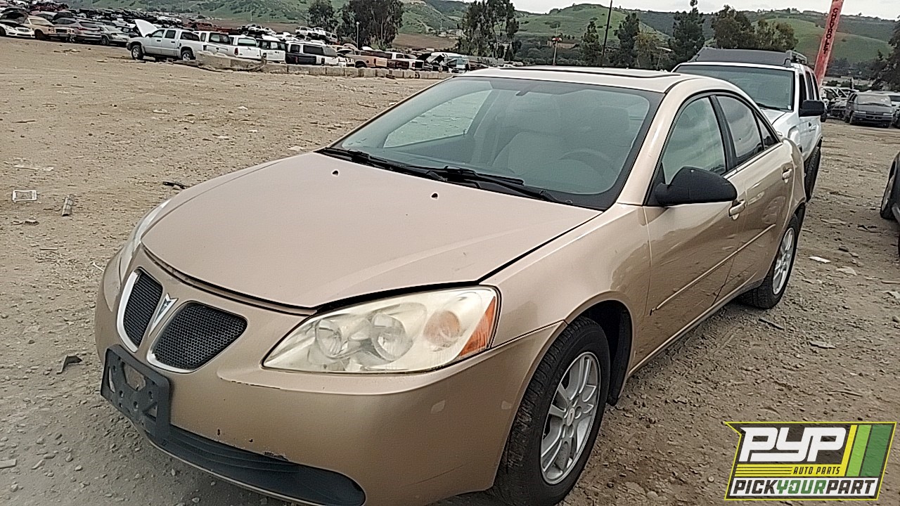 2006 PONTIAC G6 available for parts