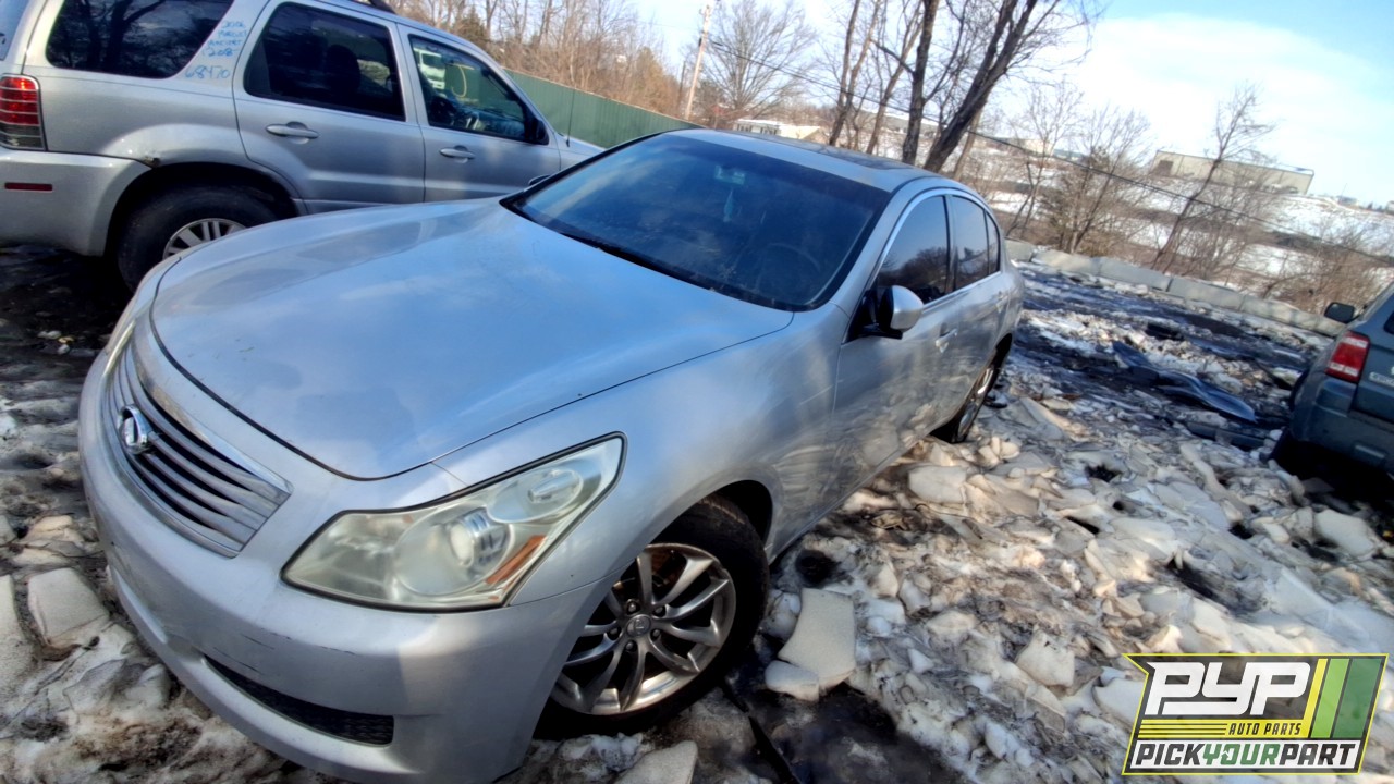 2009 INFINITI G37 partes disponibles