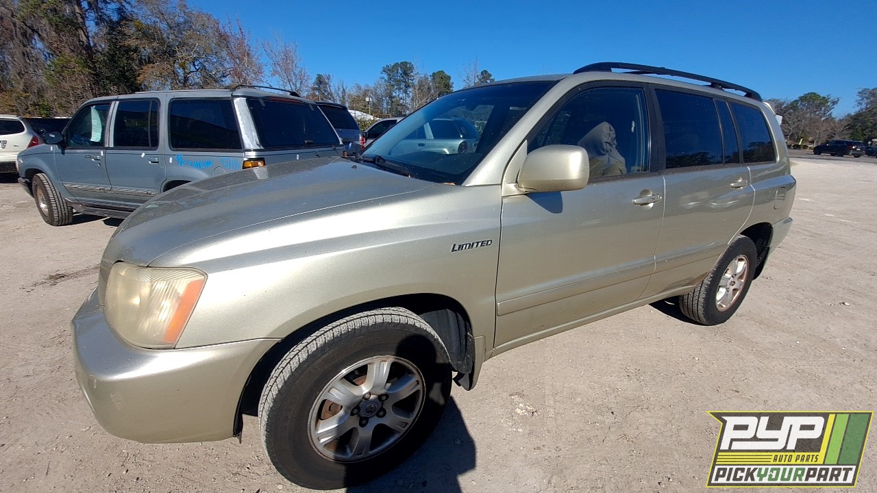 2003 TOYOTA HIGHLANDER partes disponibles