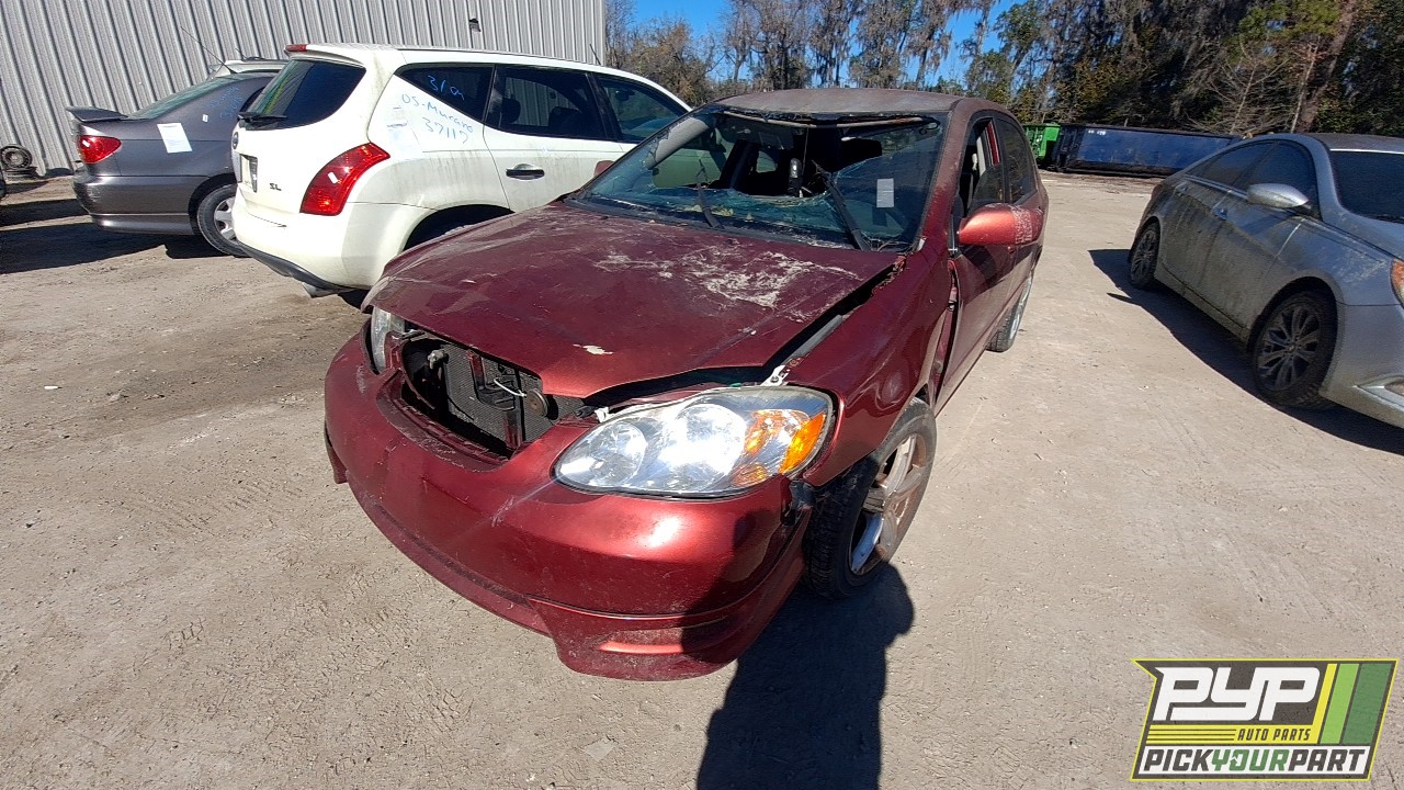 2005 TOYOTA COROLLA partes disponibles
