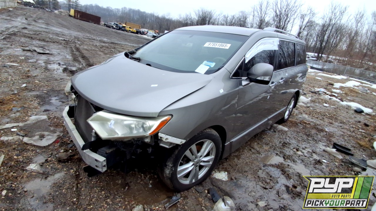 2012 NISSAN QUEST partes disponibles