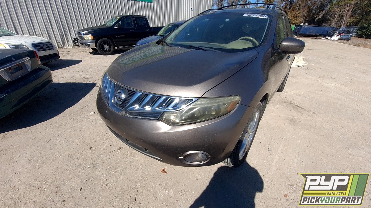 2009 NISSAN MURANO partes disponibles