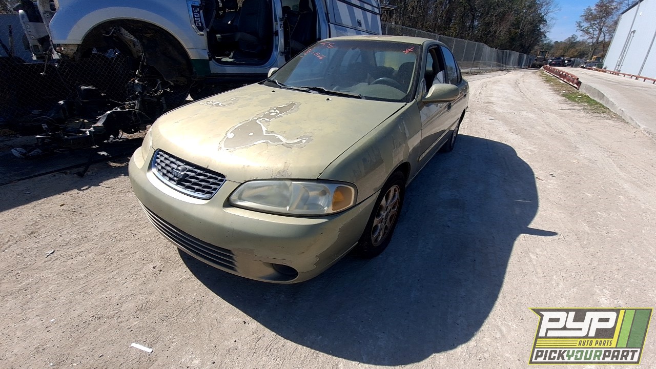 2002 NISSAN SENTRA partes disponibles