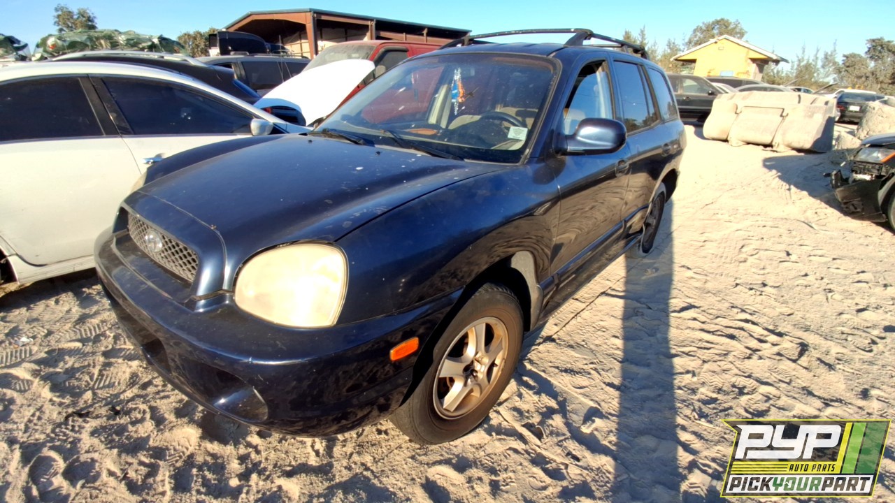2004 HYUNDAI SANTA FE partes disponibles