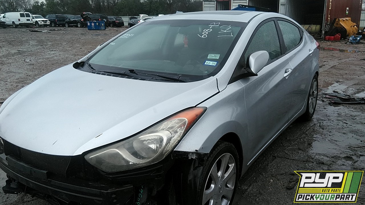 2012 HYUNDAI ELANTRA partes disponibles