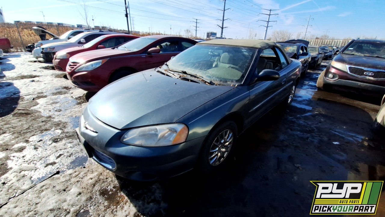 2002 CHRYSLER SEBRING partes disponibles