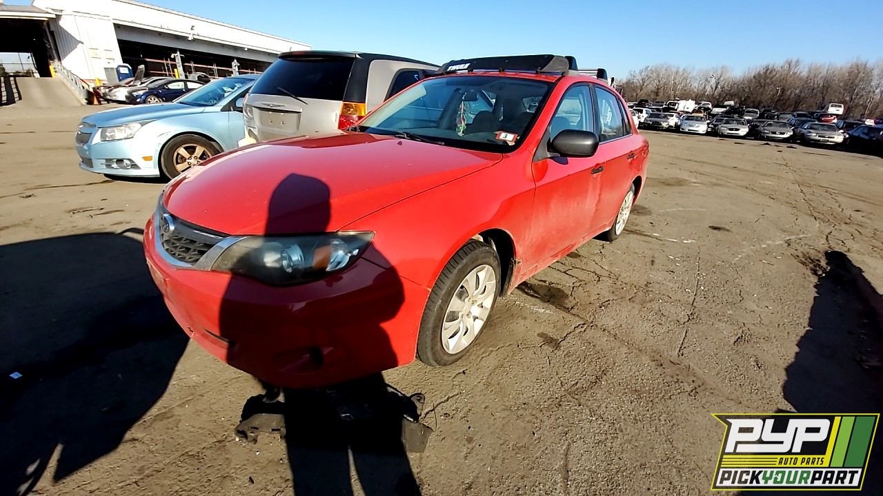 2008 SUBARU IMPREZA partes disponibles