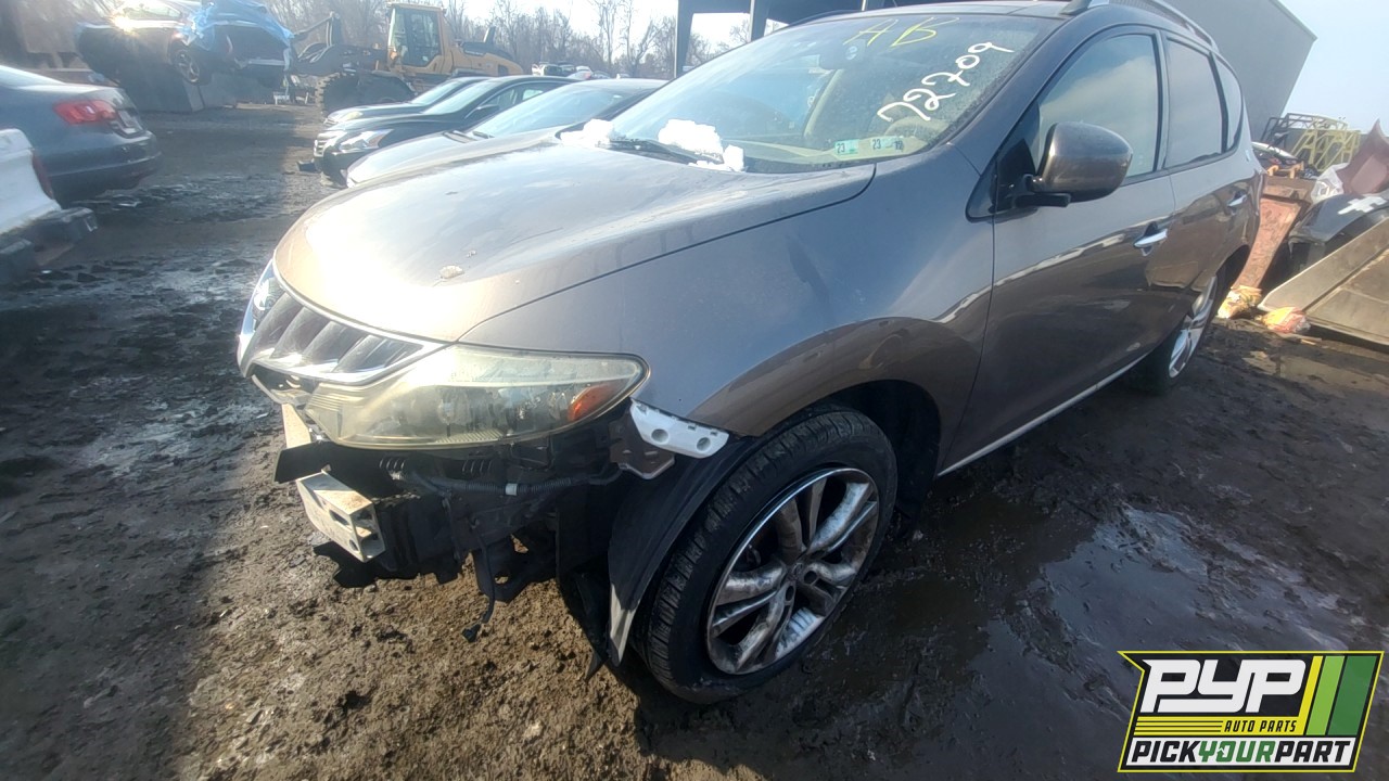 2009 NISSAN MURANO partes disponibles
