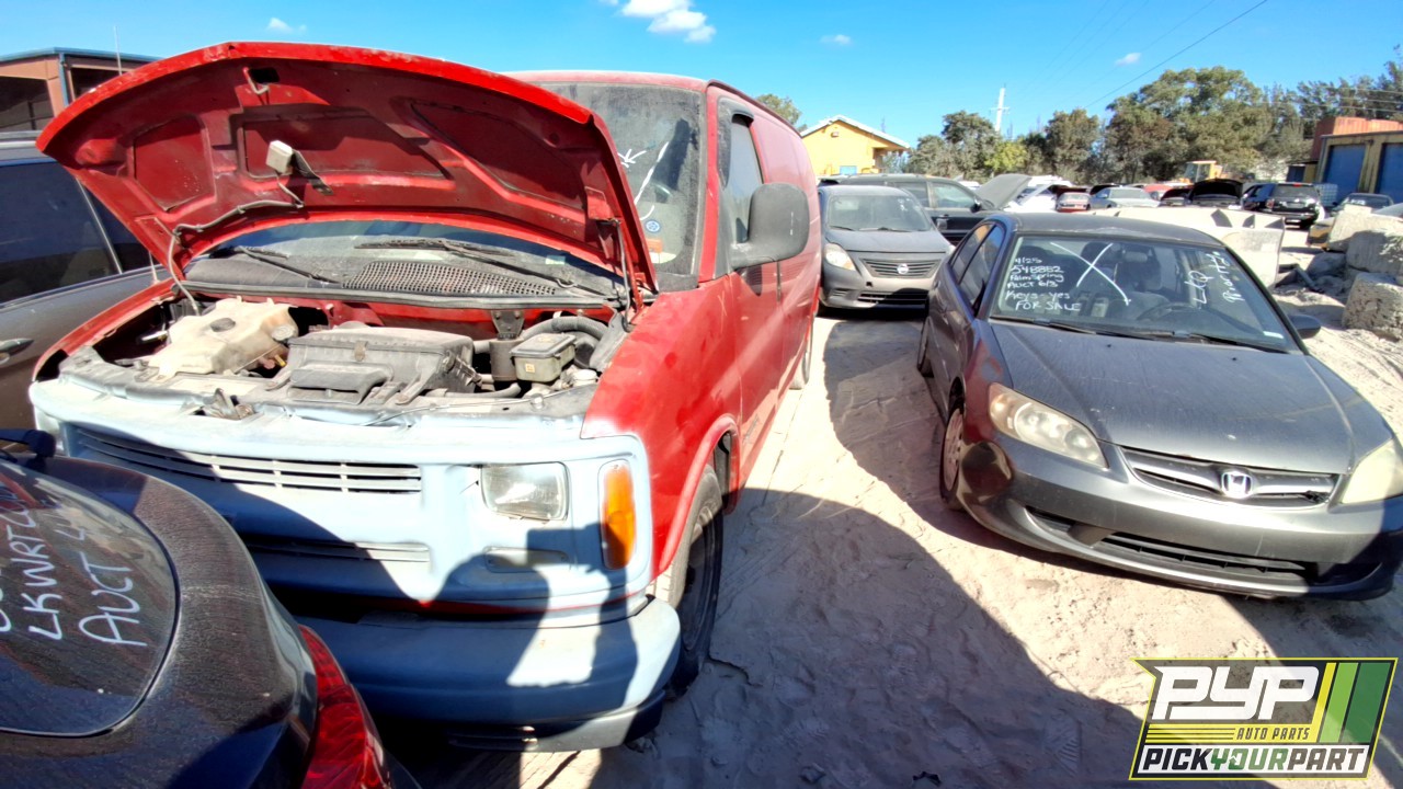2000 CHEVROLET EXPRESS 2500 partes disponibles