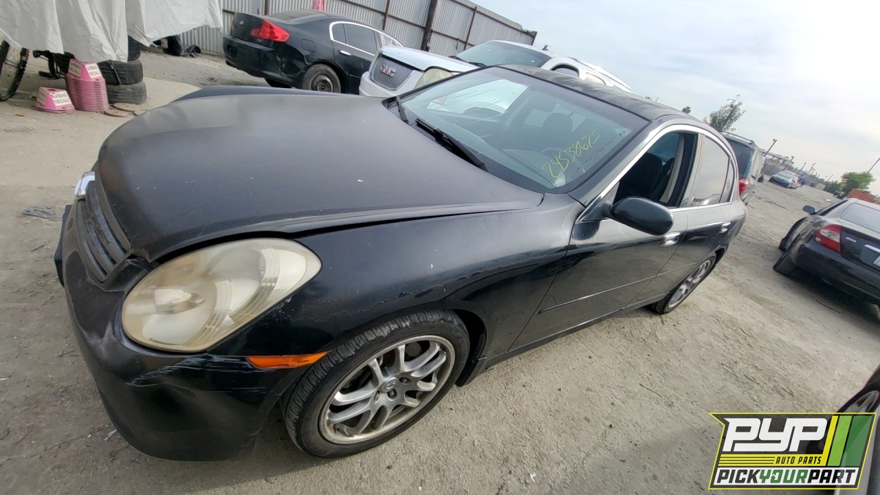 2005 INFINITI G35 partes disponibles