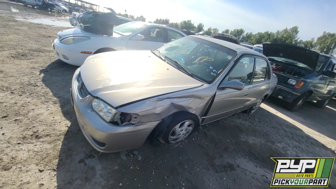 2002 TOYOTA COROLLA partes disponibles