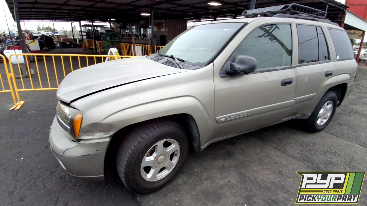 2002 CHEVROLET TRAILBLAZER partes disponibles