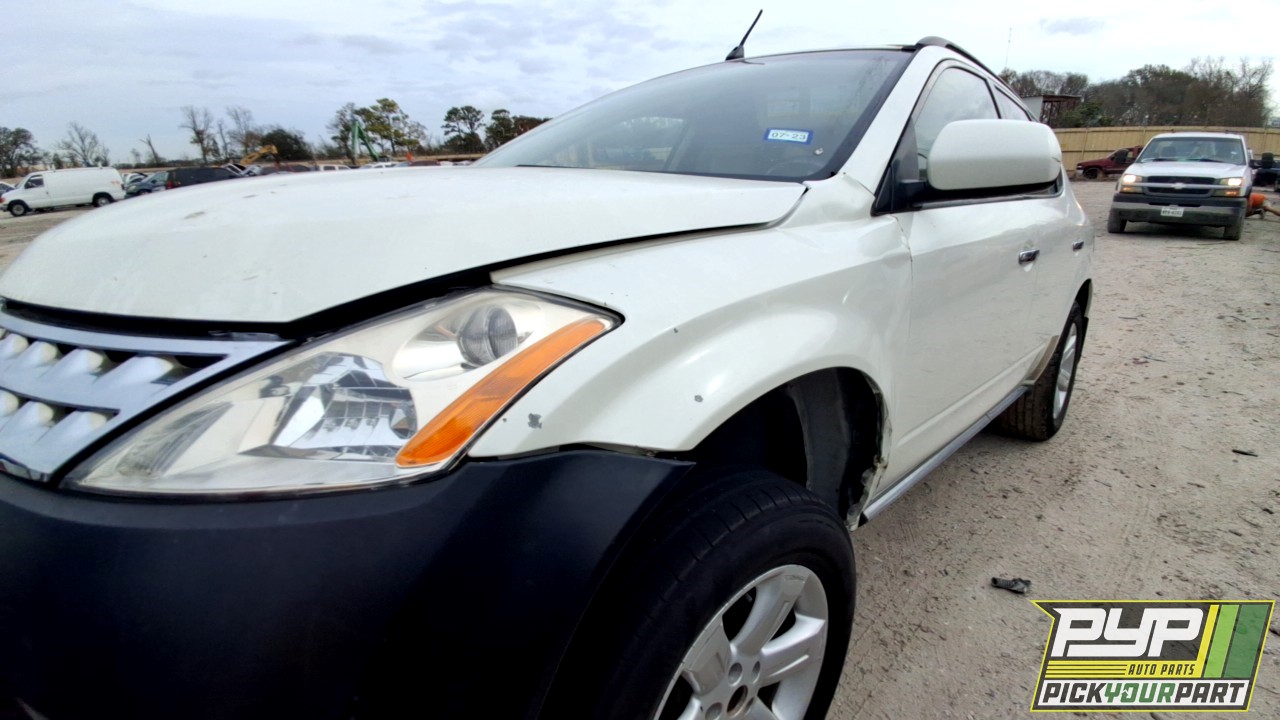 2006 NISSAN MURANO partes disponibles