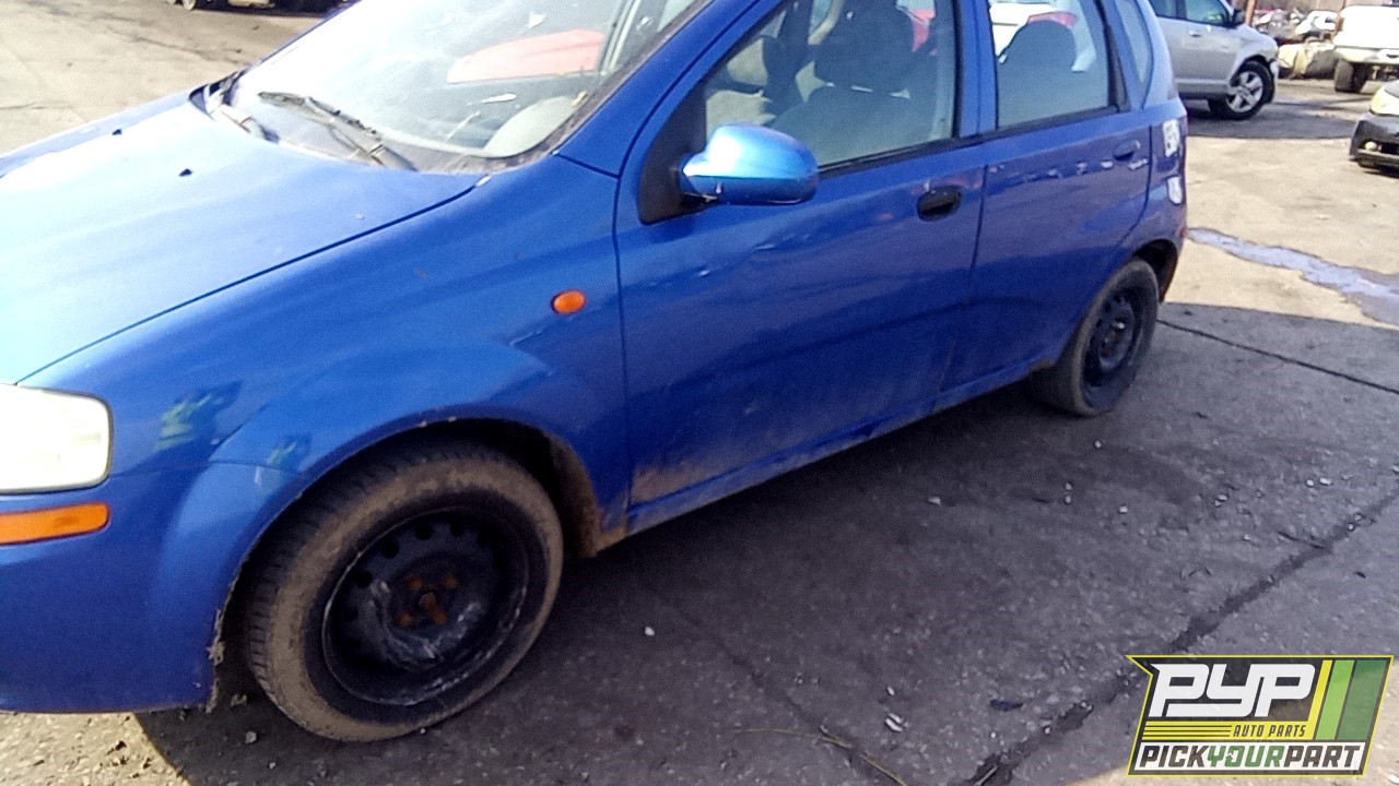 2004 CHEVROLET AVEO partes disponibles