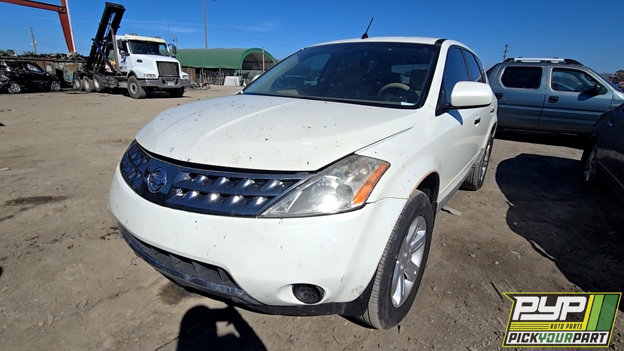 2007 NISSAN MURANO partes disponibles
