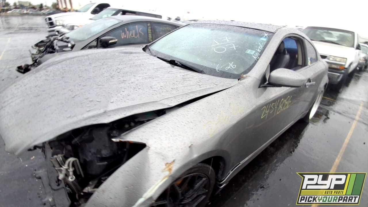 2007 INFINITI G35 partes disponibles