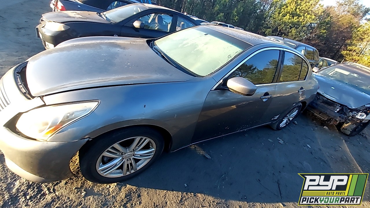 2011 INFINITI G37 partes disponibles